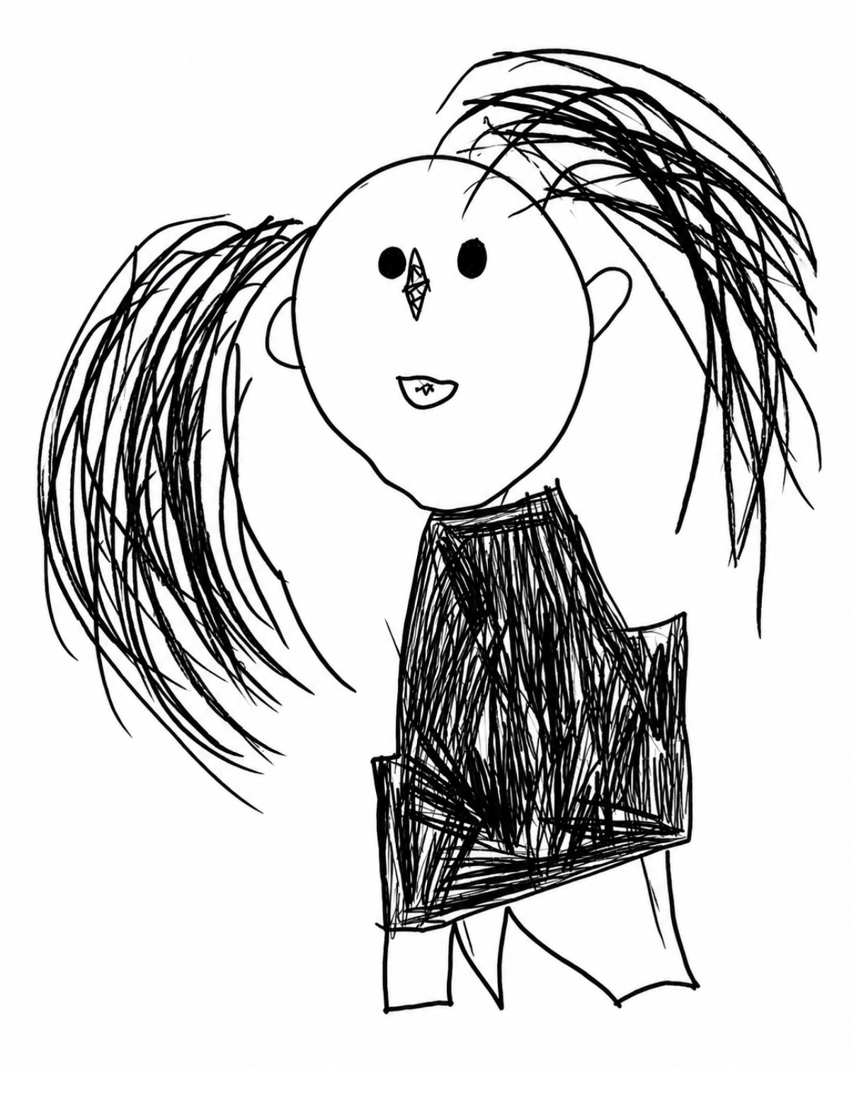 A child's portrait of Amie