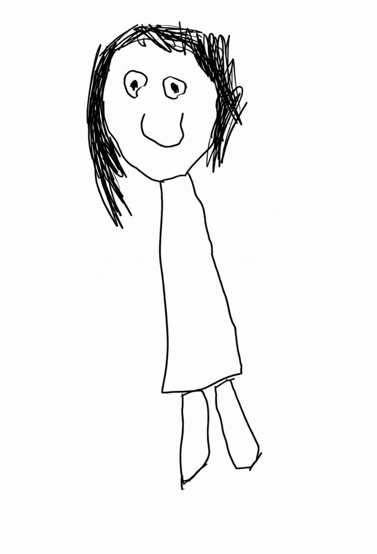 A child's portrait of Sharon