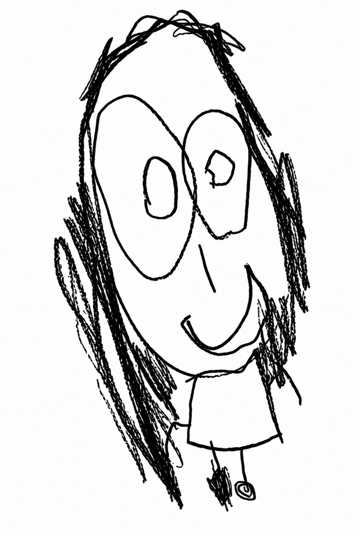 A child's portrait of Kelly